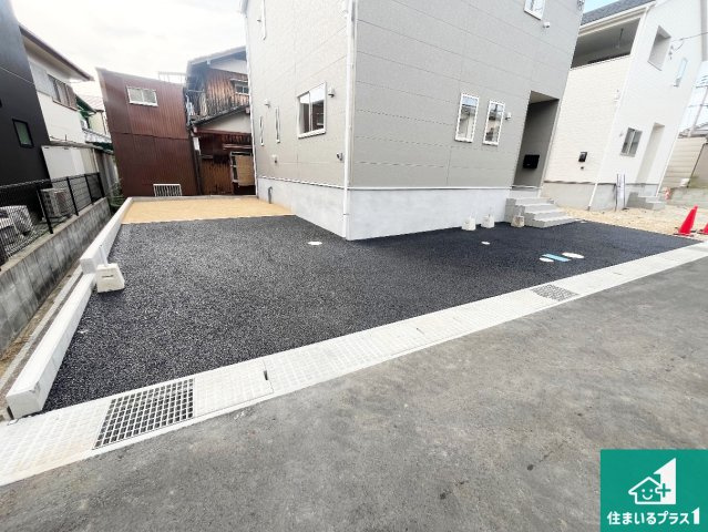 加古郡稲美町六分一　第9期　新築一戸建ての駐車場|駐車スペース！散水栓があるので、こまめに愛車を洗えます！