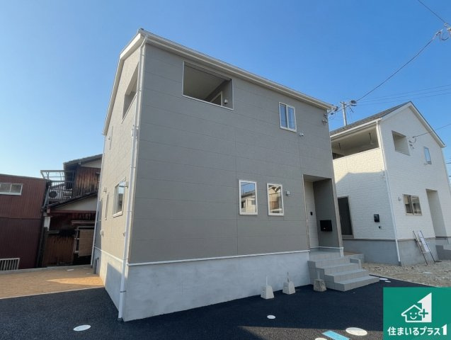 加古郡稲美町六分一　第9期　新築一戸建ての外観|安心の10年保証！外観を美しく保ち、雨水で汚れを落とします！気になることがありましたら、お気軽にお問い合わせください！