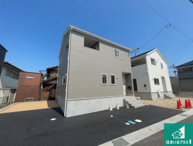 加古郡稲美町六分一　第9期　新築一戸建ての外観|安心の10年保証！外観を美しく保ち、雨水で汚れを落とします！気になることがありましたら、お気軽にお問い合わせください！