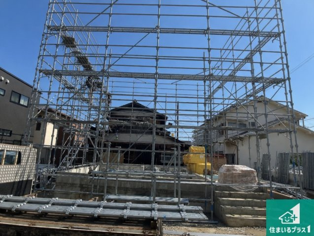 加古郡稲美町六分一　第9期　新築一戸建ての外観|現在の進捗状況です！順調に作業進行中、完成が待ち遠しいです！詳細の間取り等、お気軽にお問い合わせください！