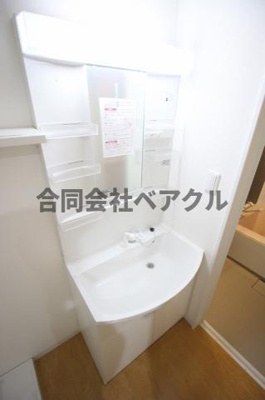 【洗面所】 | セジュールひのき | スペースが確保できる洗面所です