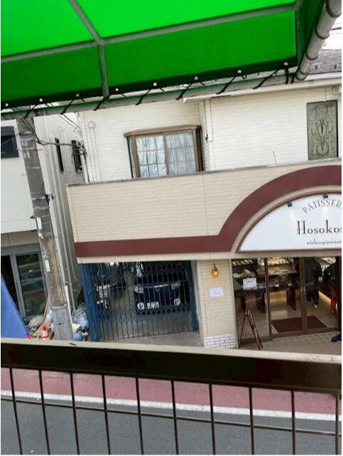 杉並区西荻南４丁目のアパートのバルコニー