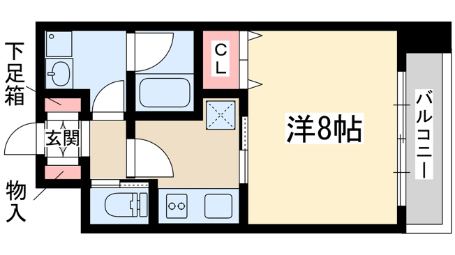 【間取り】 | アーバンフラッツ西中島