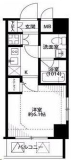 【間取り】 | プレール・ドゥーク銀座ＥＡＳＴⅡ | 間取りです。