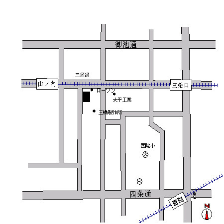 山ノ内パークホームズの地図