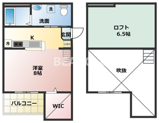 【間取り】 | ケイティハイツⅡ
