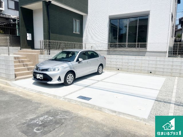 加古川市野口町北野　第12期　新築一戸建ての駐車場|駐車スペース！散水栓があるので、こまめに愛車を洗えます！