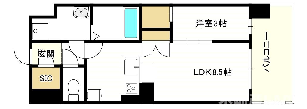 アーバンパーク御幣島の間取り