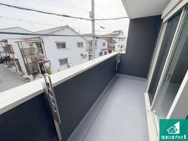 寝屋川市楠根北町　第1期　新築一戸建てのバルコニー|日当たりのよいバルコニー！お部屋が開放的に！