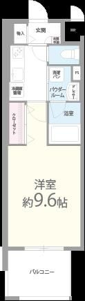 ヘスティア神戸の間取り