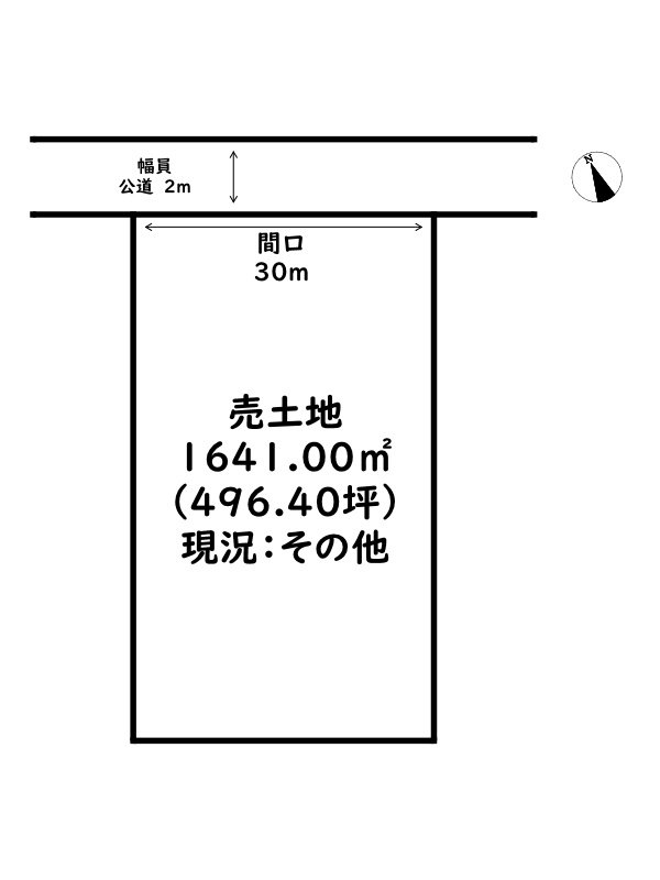 姫路市四郷町見野/売土地の土地図