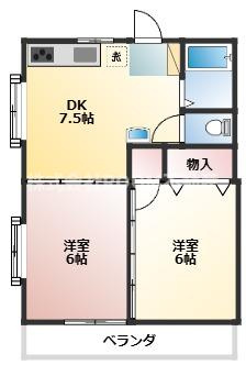 コーポカトレアの間取り