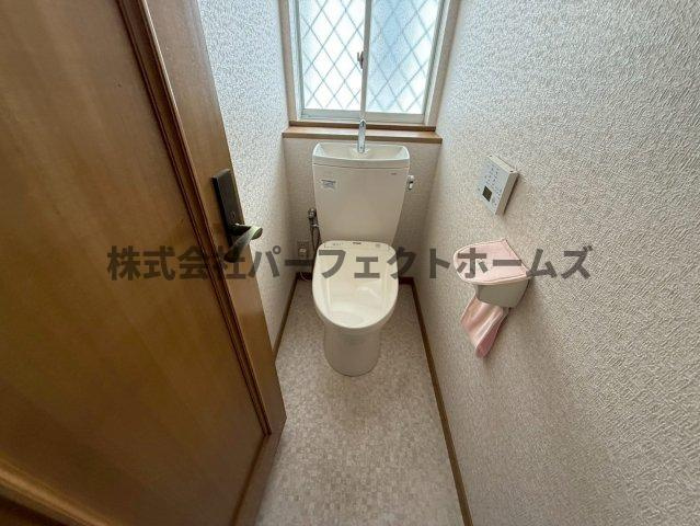 招提中町戸建　賃貸のトイレ|トイレもきれいです