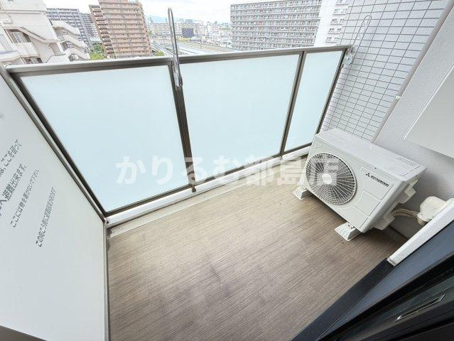 Premier Stage都島高倉町のバルコニー
