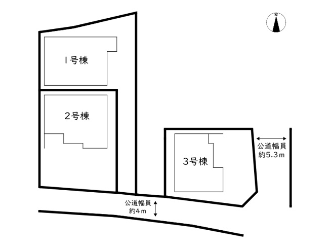 【区画図】 | 揖保郡太子町鵤1期／全3棟