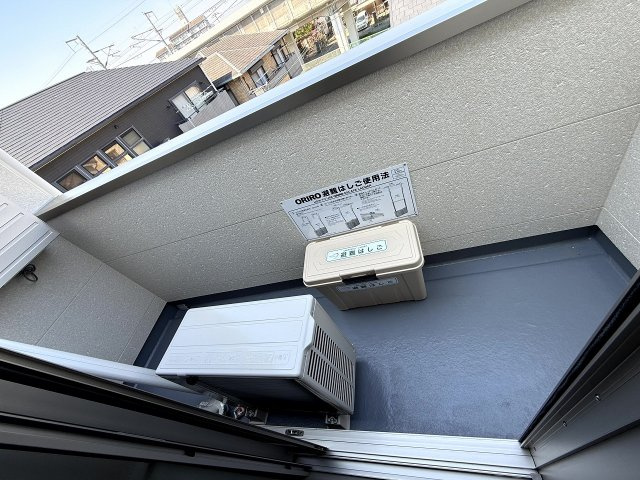 ジーメゾン明石東二見のバルコニー