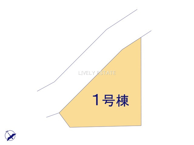 草加市新里町 新築分譲住宅の区画図