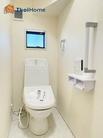 神戸市西区竜が岡1丁目　全8棟　8号棟　新築戸建のトイレ|◆同社施工例◆1階・2階にウォシュレット、暖房便座、脱臭機能を標準装備のトイレを完備！