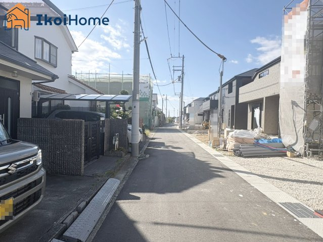 神戸市西区竜が岡1丁目　全8棟　8号棟　新築戸建の前面道路含む現地写真|【ホームページに現地動画掲載中】●年中無休：当日予約可●小・中学校徒歩15分圏内で通学に便利な立地！