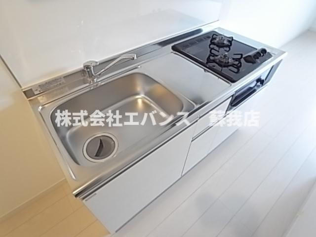 【キッチン】 | ミリアビタ大森台 | 二口コンロ・グリル付のキッチンです