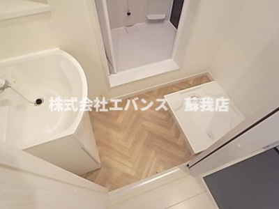 【洗面所】 | ミリアビタ大森台 | 脱衣スペースもあります