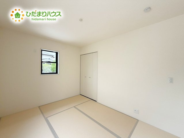 いわき市常磐下船尾１期　新築戸建　2号棟の和室|赤ちゃんスペースや客間など、多彩な用途で使用できる和室☆