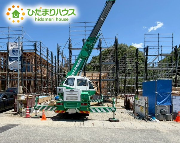 いわき市常磐下船尾１期　新築戸建　2号棟の外観|是非一度、ご家族そろってご内覧ください♪