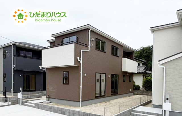 いわき市常磐下船尾１期　新築戸建　2号棟の外観|是非一度、ご家族そろってご内覧ください♪