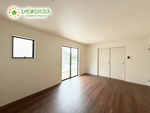 いわき市常磐下船尾１期　新築戸建　2号棟の居間・リビング|今から見たいも大歓迎！お気軽にお問い合わせください☆彡