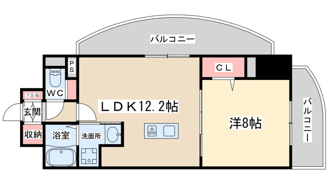 【間取り】 | LaSante梅田北