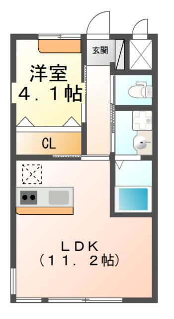 グリーンハイツの間取り