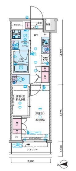 セジョリ池袋本町の間取り