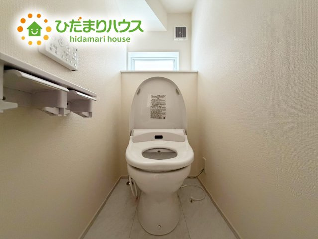 いわき市常磐下船尾１期　新築戸建　3号棟のトイレ|温水洗浄便座ついてます(^^♪