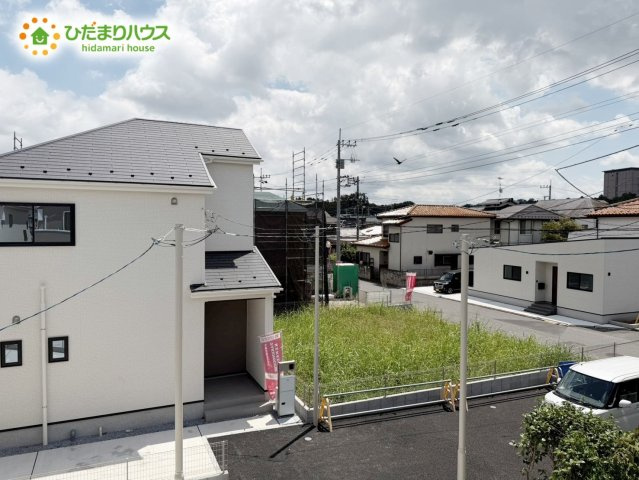 野田市柳沢新田01期　新築戸建　2号棟の展望|日当たり良好(^^)/			
