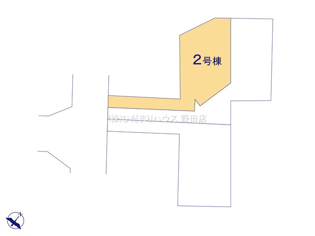 野田市柳沢新田01期　新築戸建　2号棟の区画図|全8棟