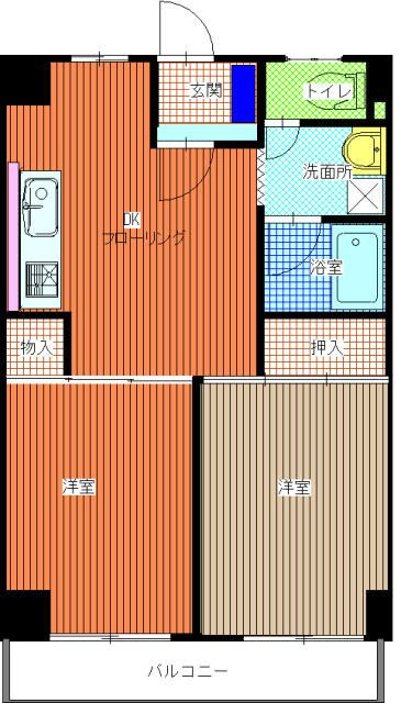 ラフィーネ綾瀬の間取り