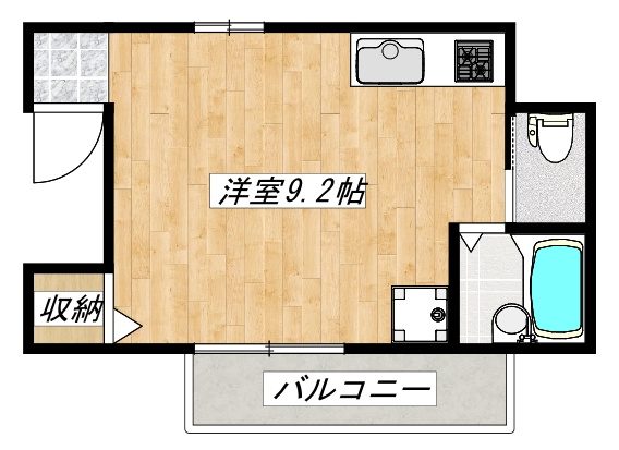 マツシタコーポの間取り