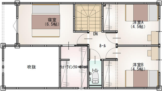 葵区羽鳥四丁目 新築住宅の間取り