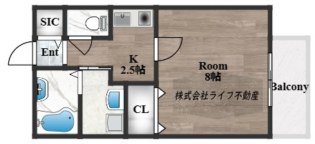 メゾンドゥ長瀬の間取り