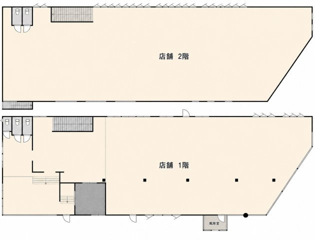 【間取り】 | 則貞国道沿い店舗