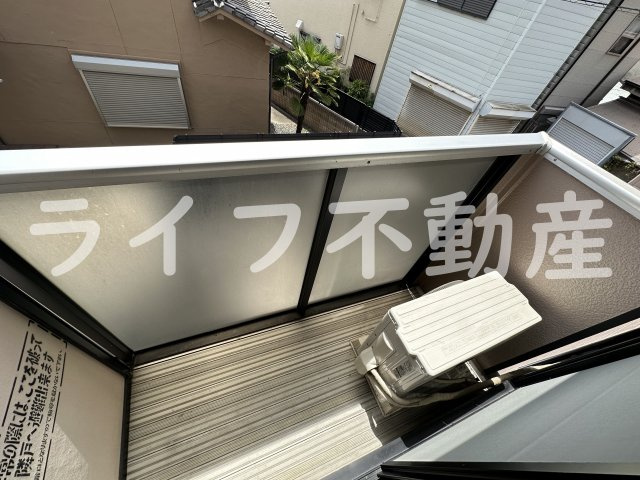 サウスアフィールドのバルコニー|広々としたバルコニーです