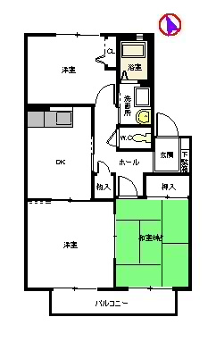 ディアス駅前の間取り