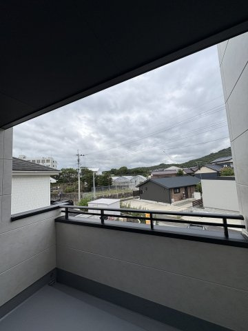 久留米市高良内町の新築一戸建のバルコニー