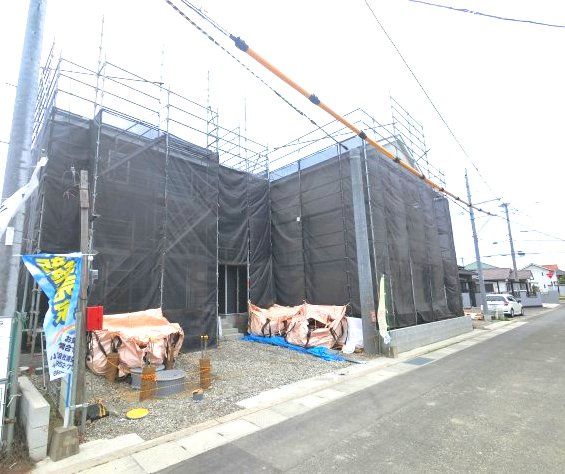 小城市三日月町樋口第4 1号棟の外観|建築中