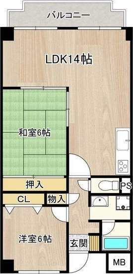 【間取り】 | グリーングラス久米田