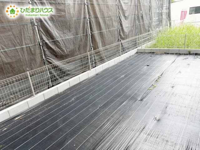 野田市柳沢新田01期　新築戸建　3号棟の前面道路含む現地写真|接道：南西側6ｍ公道　（協定道路6.0ｍ）