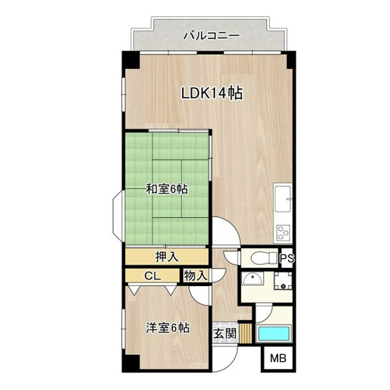 【間取り】 | グリーングラス久米田