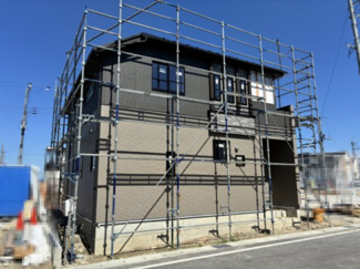 【外観】 | 大津市雄琴5丁目11　新築戸建 | 2026年5月撮影、建築中外観