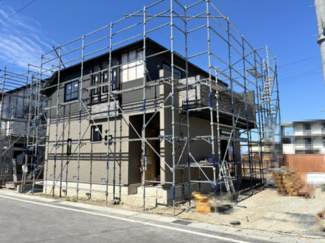 【外観】 | 大津市雄琴5丁目11　新築戸建 | 2026年5月撮影、建築中外観