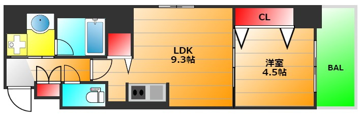 藤の邸　江戸堀の間取り
